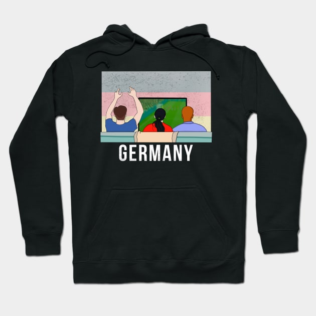 Germany Fans Hoodie by DiegoCarvalho